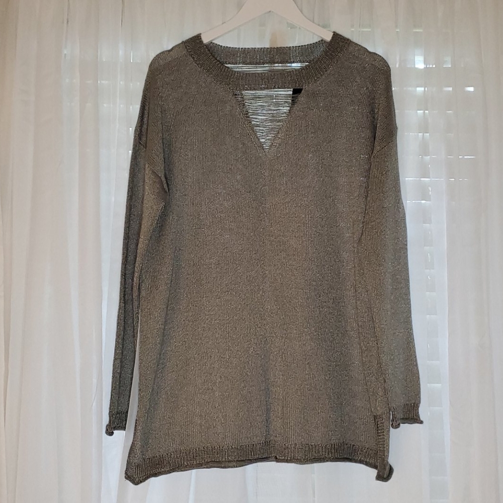 Lane Bryant Distressed Sweater NWT